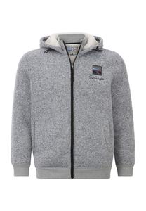 НОРВИД вязаная флисовая куртка JAN VANDERSTORM, серый