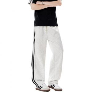 Модные повседневные брюки Unisex VanCamel, белый heather серый