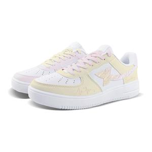 XTEP Кроссовки Air Force One Slip, устойчивые к истиранию, низкие, для скейтбординга, унисекс, желтые, розовые, разные цвета