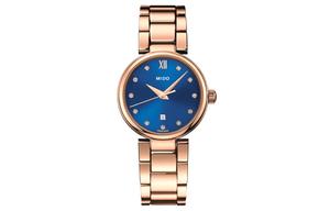 MIDO Часы Baroncelli Collection Quartz Movement Women's Watch Watch 29mm Blue Dial, Blue