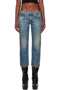 Синие прямые джинсы для мальчиков R13