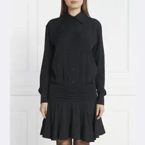 Платье с добавлением шелка Pinko, черный