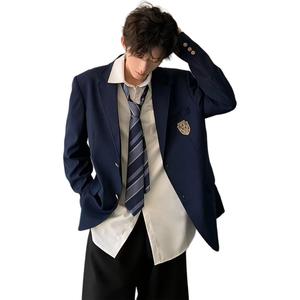 Костюм деловой Unisex с воротником VanCamel, темно-синий