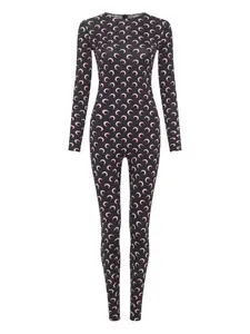 Комбинезон с принтом Moon Marine Serre, черный