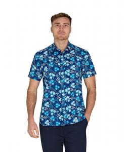 Футболка с коротким рукавом "Цветок" Raging Bull, Navy