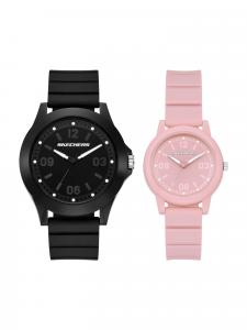 Аналоговые силиконовые часы Skechers унисекс SR9141, цвет Black, Pink