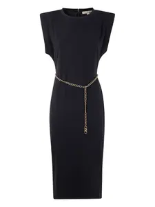 Платье миди с цепочкой Michael Michael Kors, черный
