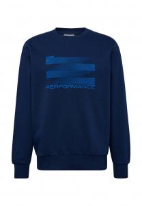 Толстовка Hummel GRAPHIC CREWNECK, Dress Blues/Royal Blue