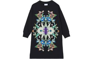 Детское платье Burberry Kids, цвет Black