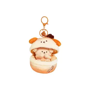 Милые креативные трансформирующиеся куклы-яйца с щенками плюшевый кулон высота 10см BANLI, коричневый