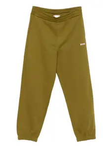 Спортивные штаны с логотипом Msgm, зеленый