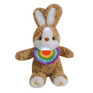 Кролик спокойной ночи с записывающим светом, плюшевая кукла высотой 35см MERCONSER, коричневый