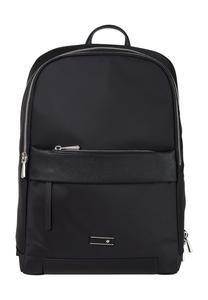 Рюкзак, передние отделения на молнии, отделение для ноутбука, 18 л Samsonite, черный