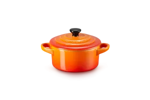 Керамическая кокотка Le Creuset с крышкой, 0.25 л, 10 см, оранжевый