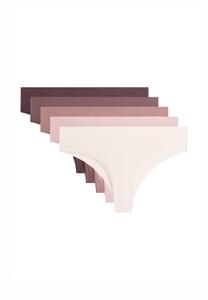 Трусы OYSHO 5 INVISIBLE POLYAMIDE BLEND BRAZILIAN, Brown