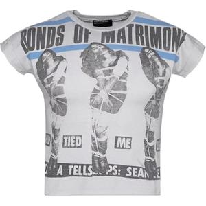 Футболка женская выцветшая белая ENFANTS RICHES DEPRIMES