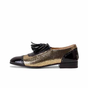 SHOEMAKER QUEEN Золотые повседневные туфли для женщин, цвет Gold