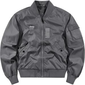 Куртка мужская JEEP SPIRIT, серая утепленная стеганая