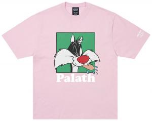 Футболка Palace x UGG Looney Tunes, розовая