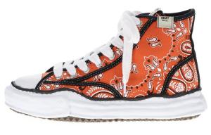 Кеды унисекс высокие оранжевые Mihara Yasuhiro