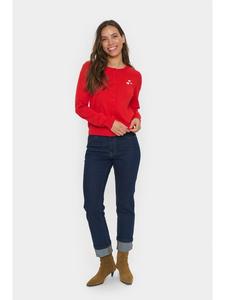 Кардиган ValentinaSZ, прямого кроя, цвета Flame Scarlet SAINT TROPEZ