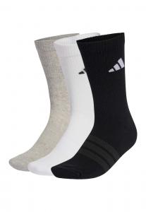 Носки Adidas Performance 3 PACK, Medium Grey Heather/White/Black/Multi-Coloured