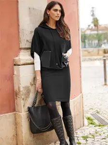 Heine свитер с рукавами 3/4 "Пуловер", черный