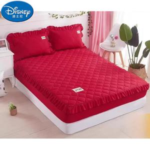 Disney Простыня на резинке с наполнителем 200х220 см, цвет Red Radish (New Floral Print Style)
