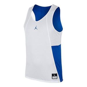 Спортивная футболка men's brand reversible colorblock basketball jersey/vest blue Air Jordan, синий