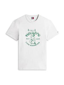 Tommy Jeans Футболка в крапинку серого цвета