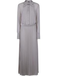 Платье макси с бантом от Emporio Armani, серый