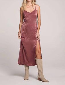 Платье миди Isabella в цвете сангрия Saltwater Luxe, Sangria