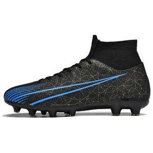 Sharp Engraving Унисекс футбольные бутсы высокие черные с длинными шипами, цвет Black-Long Stud