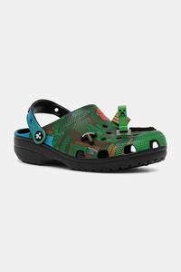 Классические шлепанцы Minecraft Clog Crocs, зеленый