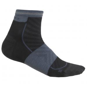 Носки для бега Icebreaker Women's Merino Run+ Ultralight Mini, цвет Black/Graphite