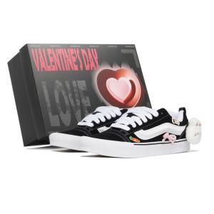 Knu Skool устойчивые к истиранию низкие кроссовки для скейтбординга unisex Vans, черный