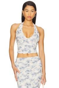 Топ на завязках Riva Bec + Bridge, porcelain rose