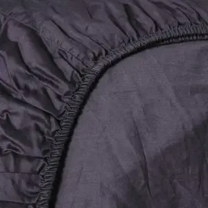 Простыня на резинке HnL Split Topper для пружинного блока 160x200 см, фиолетовая Heckett Home&Living