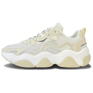 Дышащие массивные кроссовки женские низкие белый хаки PEAK