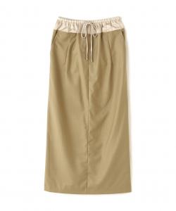 Атласная юбка-трансформер DROIT BELLO B'2Nd, цвет Beige