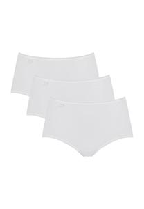 Трусики миди 24/7, 3 шт., хлопок, однотонные, женские sloggi