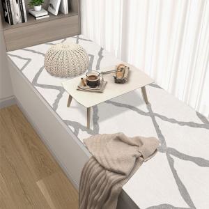 Budis Ковер 80х160 см из искусственной шерсти для спальни/балкона, утолщенный, нескользящий, всесезонный, Fuyuan06