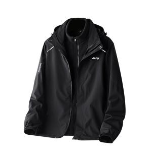 Куртка унисекс Jeep, цвет 1855 Men's Pure Black