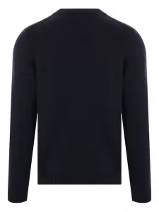 Свитер из шерсти мериноса Roberto Collina, синий