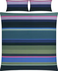 Постельное белье синее 1x 200x200 см + 2x 40x80 см REDBEST