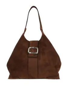 Сумка-тоут с пряжкой Roger Vivier, коричневый