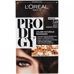 Paris Перманентная краска для волос 5.0 Светло-каштановый орех, Prodigy