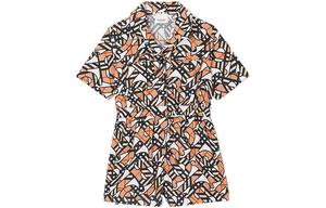 Комбинезон детский Burberry, черный / коричневый