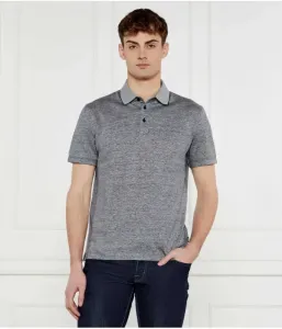 Поло H-Press 28 regular fit Boss, серый