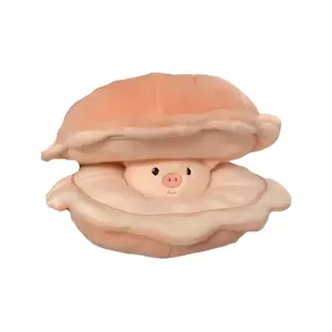 Плюшевая кукла поросенка Precious Piggy Shell высотой 35 см LOGISTAR